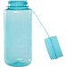 Ryder 900 ml RCS-zertifizierte RPET-Sportflasche mit Multifunktionsdeckel, türkis