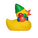 Schnabels® Bade-Ente Geburtstag, bunt