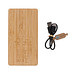 Sunwick 10.000mah Bambus Solar Powerbank, braun