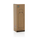 Wood Vakuumflasche aus RCS recyceltem Stainless-Steel, weiß