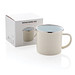 XD COLLECTION Emaille Becher Vintage, 350 ml, weiß