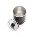 XD COLLECTION Kleine Vakuum-Kaffeetasse aus RCS rSteel & Kork, schwarz