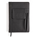 XD COLLECTION Notizbuch mit Telefontasche, schwarz