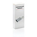 XD COLLECTION Schlüsselanhänger Powerbank, 1.000 mAh, silber