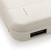 XD COLLECTION Wireless Powerbank aus RCS Standard recyceltem Kunststoff, weiß