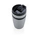 XD XCLUSIVE auslaufsicherer Vakuum-Becher Sierra, 280 ml, silber/schwarz