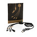 XD XCLUSIVE Terra 120cm 6-in-1-Kabel aus RCS recyceltem Aluminium, grau