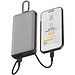 Xtorm XG2S101 Go2 10.000 mAh 15W Solar Powerbank mit Lampe, kohle