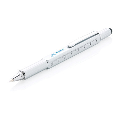 XD COLLECTION Tool-Stift 5-in-1, blaue Mine, grau