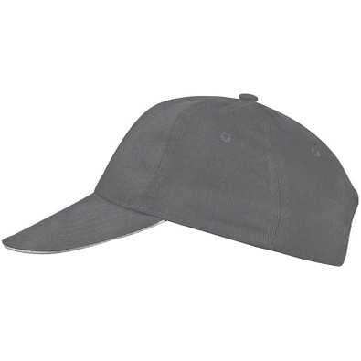 6 Panel Baseballcap San Francisco,grau