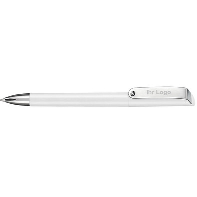 RITTER PEN Drehkugelschreiber Glossy, blaue Mine, weiß