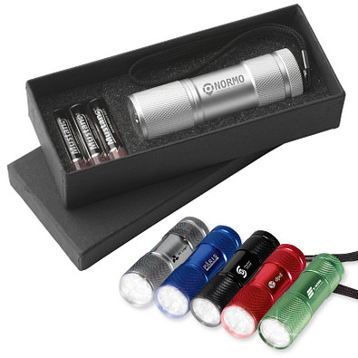 Alu-LED Stablampe Ilumi, titan
