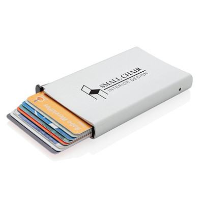 XD COLLECTION Aluminium RFID Kartenhalter, silber