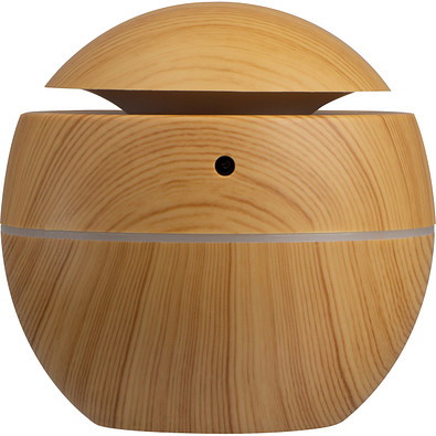 Aroma Luftbefeuchter mit farbwechsendem LED Licht, braun