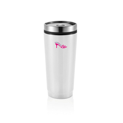 XD COLLECTION Becher Shake-It, 350 ml, weiß