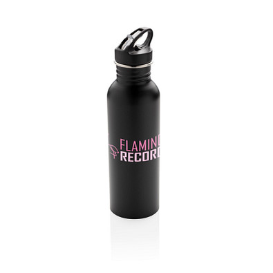 XD COLLECTION Sportflasche Deluxe aus Edelstahl, 710 ml, schwarz