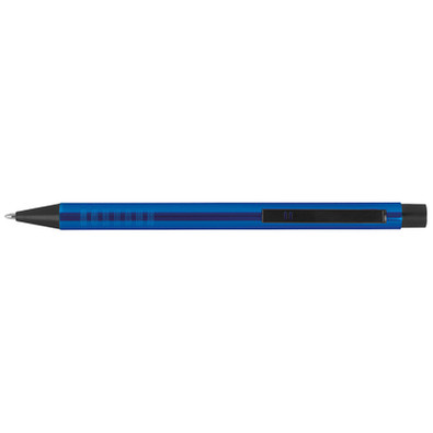 Metall-Kugelschreiber, blau/schwarz