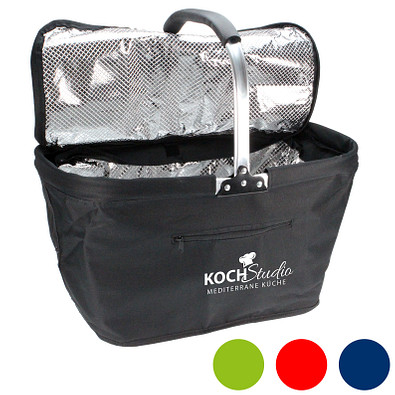 Einkaufskorb mit Kühlfunktion, Schwarz