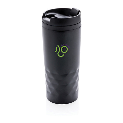 XD COLLECTION Geometrischer Becher, 300 ml, schwarz