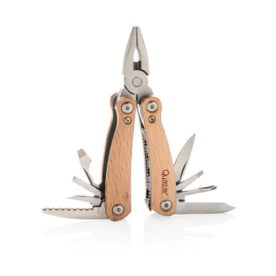 XD COLLECTION Multitool Wood, klein, braun