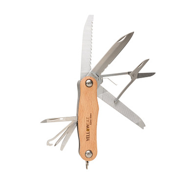 XD COLLECTION Holz Taschenmesser, braun