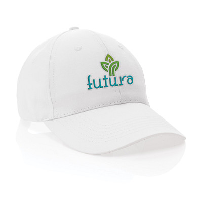 XD COLLECTION Impact 6-Panel-Cap mit AWARE™ Tracer, weiß