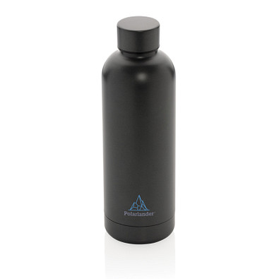 XD COLLECTION doppelwandige Vakuum-Flasche Impact Stainless Steel, 500 ml, dunkelgrau