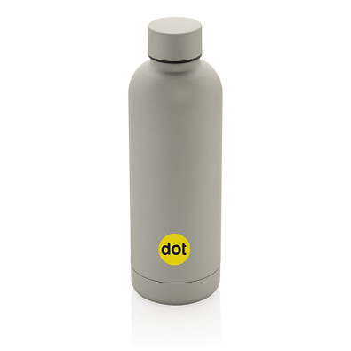 XD COLLECTION doppelwandige Vakuum-Flasche Impact Stainless Steel, 500 ml, silber