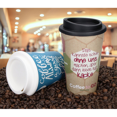Kaffeebecher Premium, 350 ml, weiß