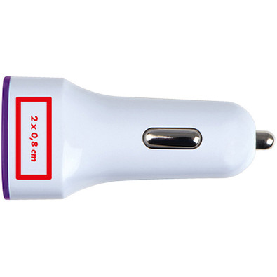 KFZ-USB-Ladeadapter Fruit,violett
