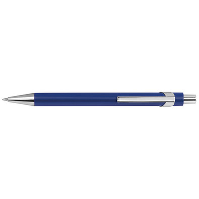 Metall-Kugelschreiber Faro, blaue Mine, blau