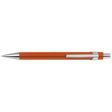 Metall-Kugelschreiber Faro, blaue Mine, orange