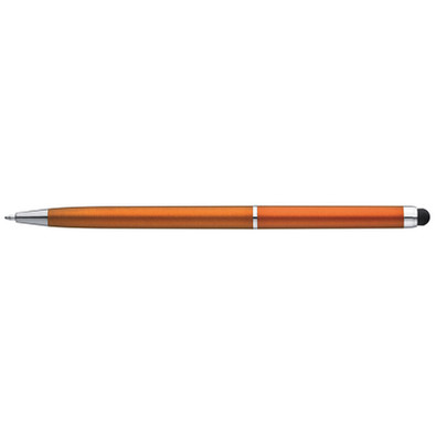 Kugelschreiber mit Touchfunktion, blaue Mine, orange