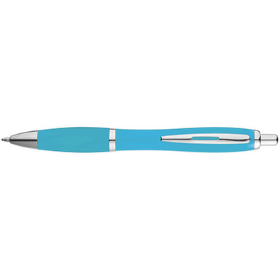 LANCE® Kugelschreiber Rio, blaue Mine, hellblau-transparent