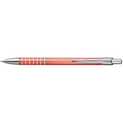 Metall-Kugelschreiber Warschau, blaue Mine, apricot
