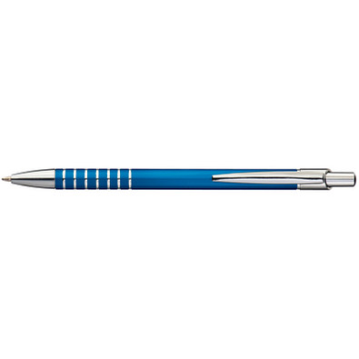 Metall-Kugelschreiber Warschau, blaue Mine, blau