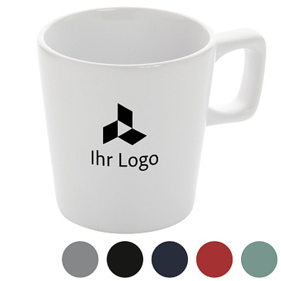 Keramik-Kaffeetasse Alva, 300 ml, rot