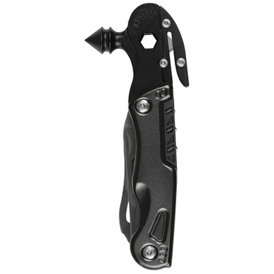 Multitool aus Metall, schwarz