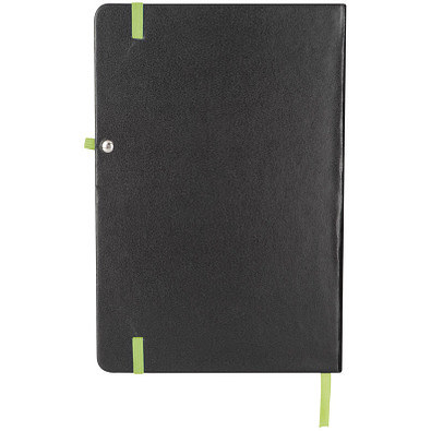 Notizbuch BlackLine, DIN A5, schwarz/apfelgrün