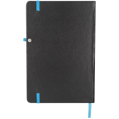 Notizbuch BlackLine, DIN A5, schwarz/hellblau