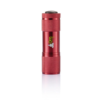 XD COLLECTION Aluminiumtaschenlampe Quattro, rot