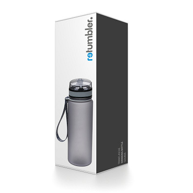 retumbler® Trinkflasche Casan, 500 ml, grau