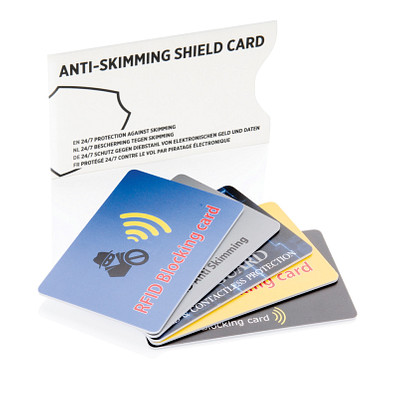 XD COLLECTION RFID Anti-Skimming-Karte, weiß
