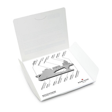 ROMINOX® Key Tool, Cargo Ship - 19 Funktionen, silber