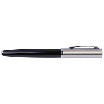 Schreibset bestehend aus einem Kugelschreiber und einem Rollerball, schwarz