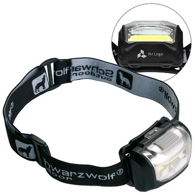 Schwarzwolf® outdoor Stirnlampe Tronador, schwarz