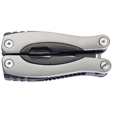 Set aus Taschenlampe und Multitool, schwarz