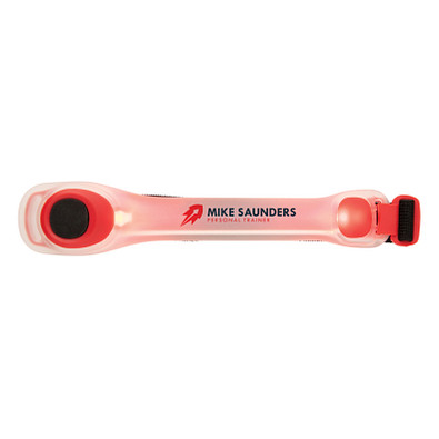 XD COLLECTION Sicherheitsband mit LED, rot/schwarz