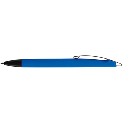 Softtouch-Drehkugelschreiber Winnipeg, blaue Mine, blau