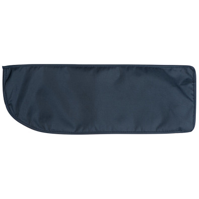 Sturmsicherer Automatik Taschenschirm aus Pongee mit Softgriff, dunkelblau